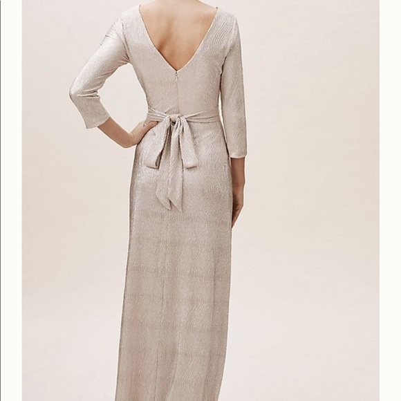 BHLD Gold Dress from Anthropologie